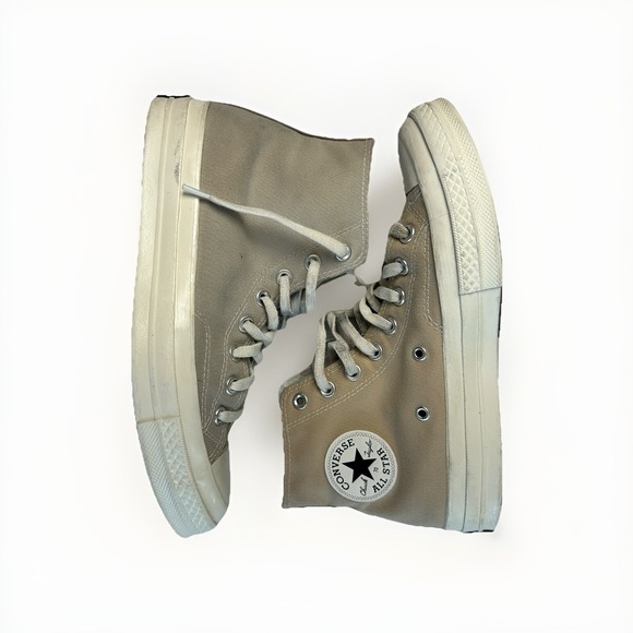 Converse Chuck Taylor All Star Mens 7 Womens 9 Two Tone Sand High Top - Picture 1 of 10